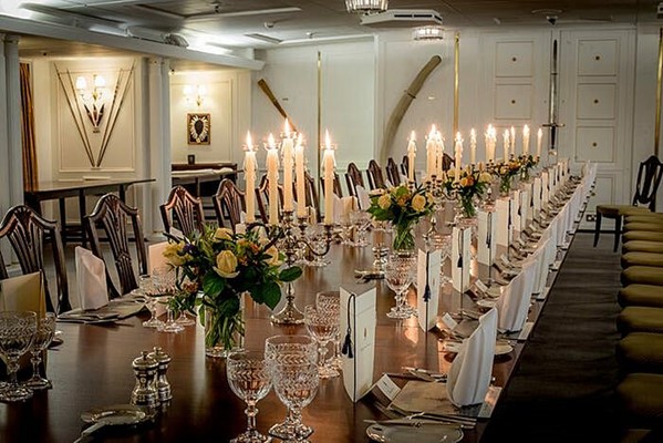 The Royal Yacht Britannia - Private Tour and Seated Dinner 
